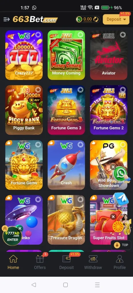 663Bet Game Download